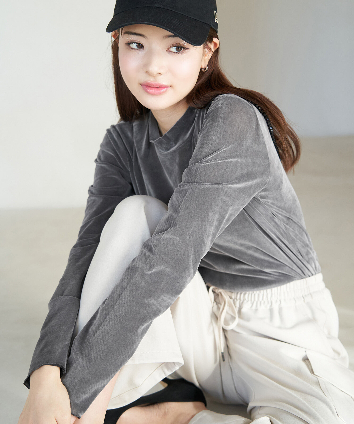 Rope&rsquo;Picnic「フロッキー起毛カットソートップス」|Tシャツ・カットソー|