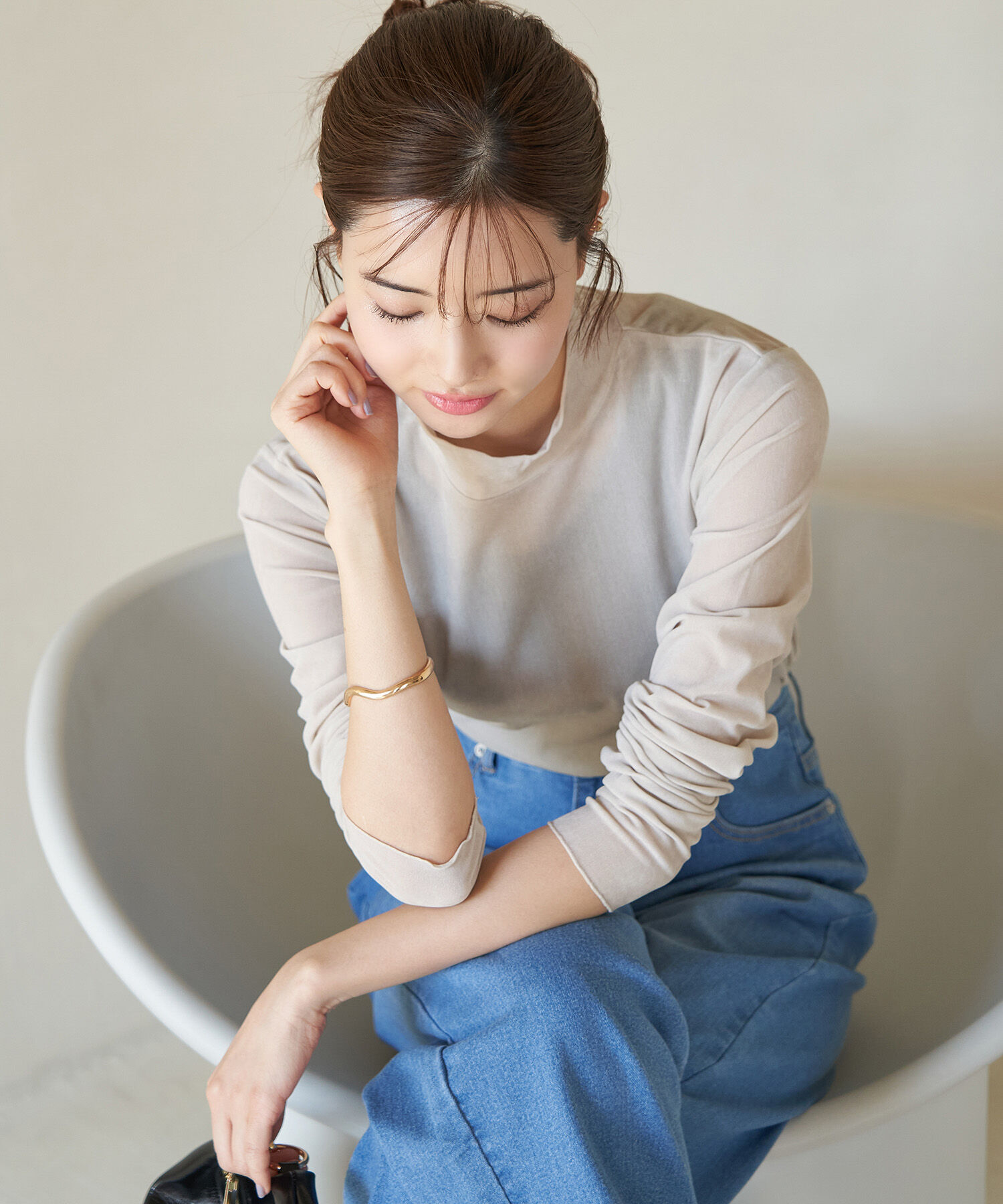 Rope&rsquo;Picnic「フロッキー起毛カットソートップス」|Tシャツ・カットソー|