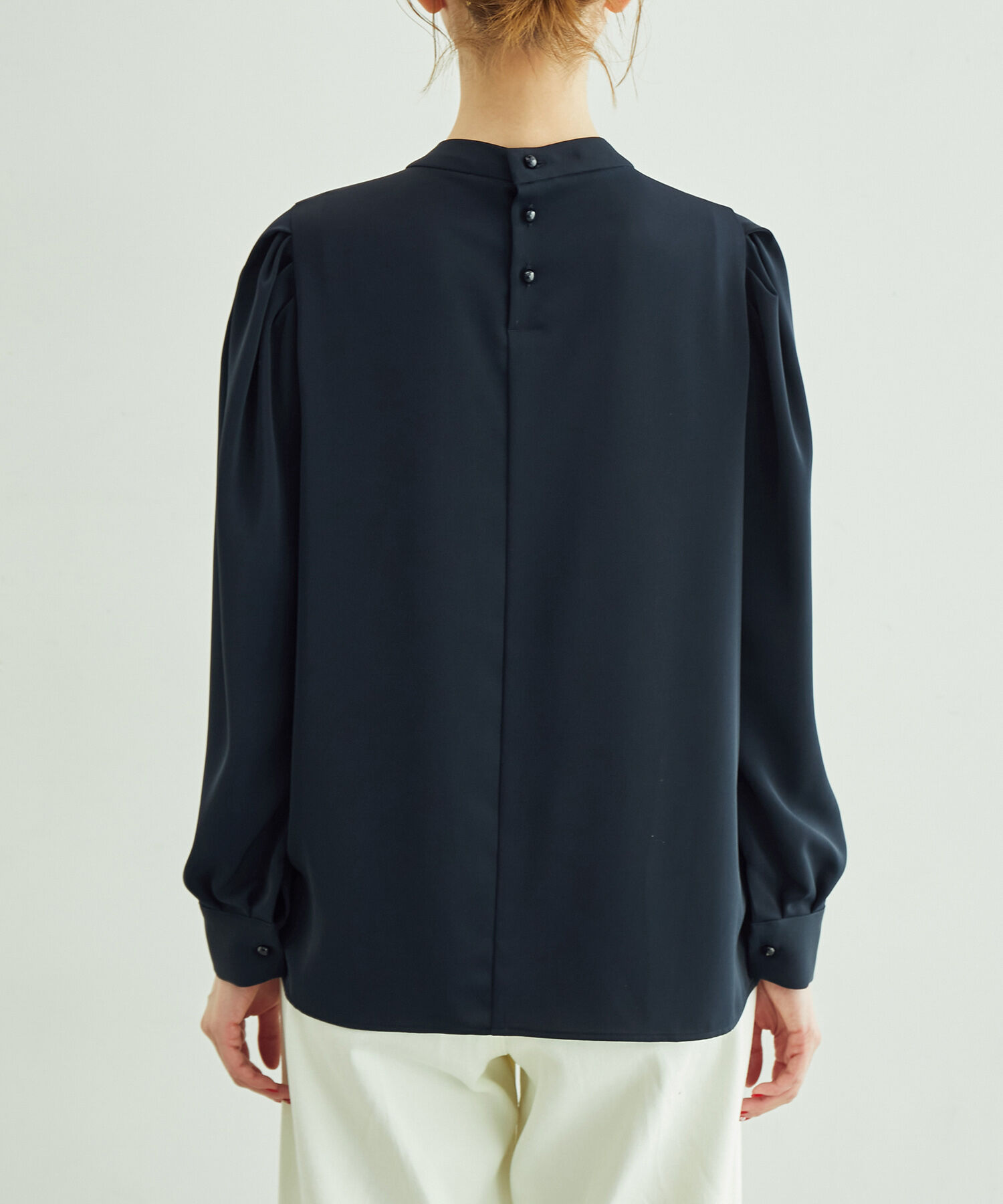 Rope&rsquo;Picnic「白からの解放！多機能ブラウス/タックボリュームブラウス」|シャツ・ブラウス|