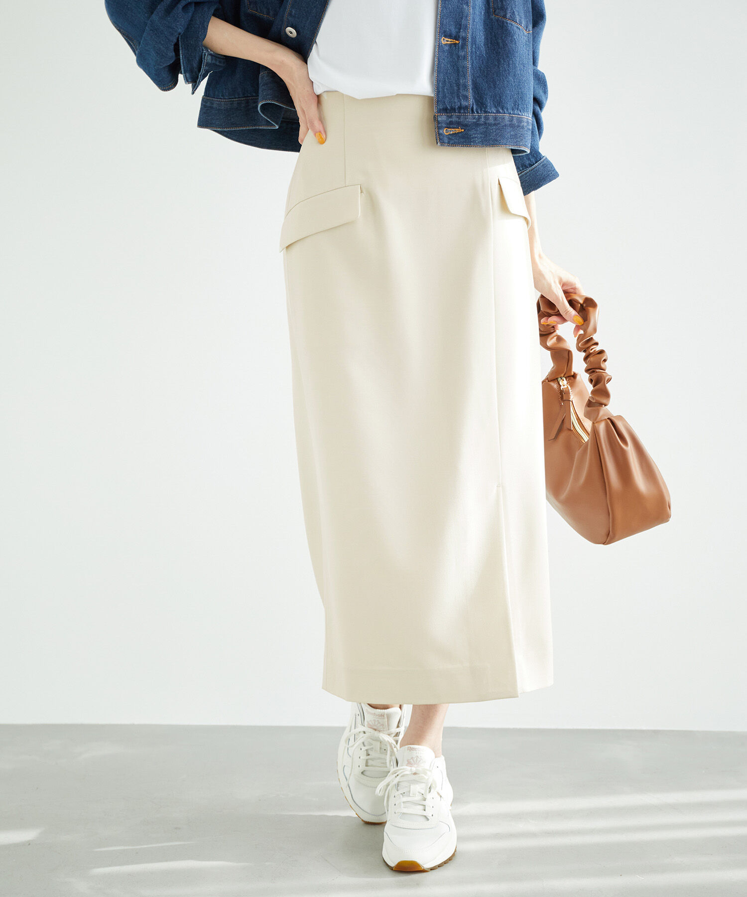 Rope&rsquo;Picnic「フロントデザインスカート」|スカート|