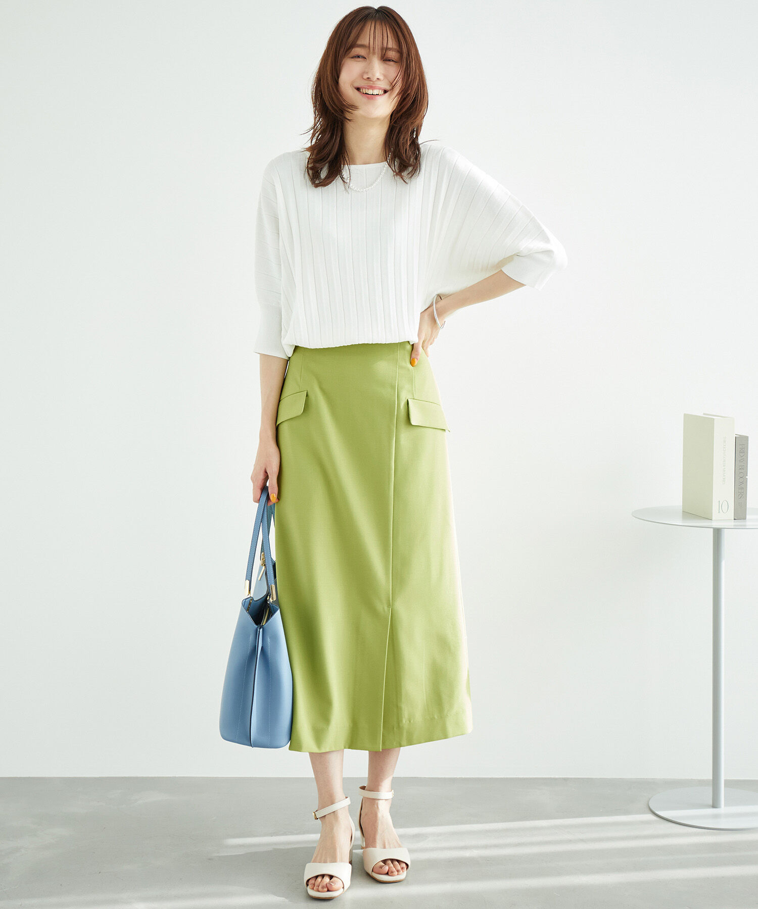 Rope&rsquo;Picnic「フロントデザインスカート」|スカート|