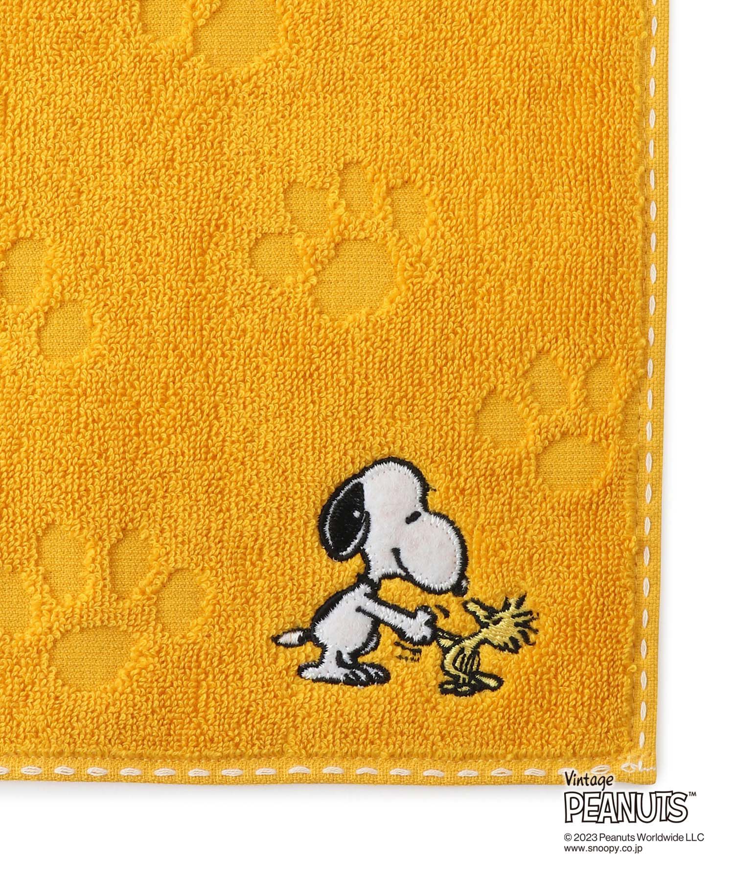 ROPE PICNIC PASSAGE「【SNOOPY/スヌーピー】エンボスミニタオル」|ハンカチ|