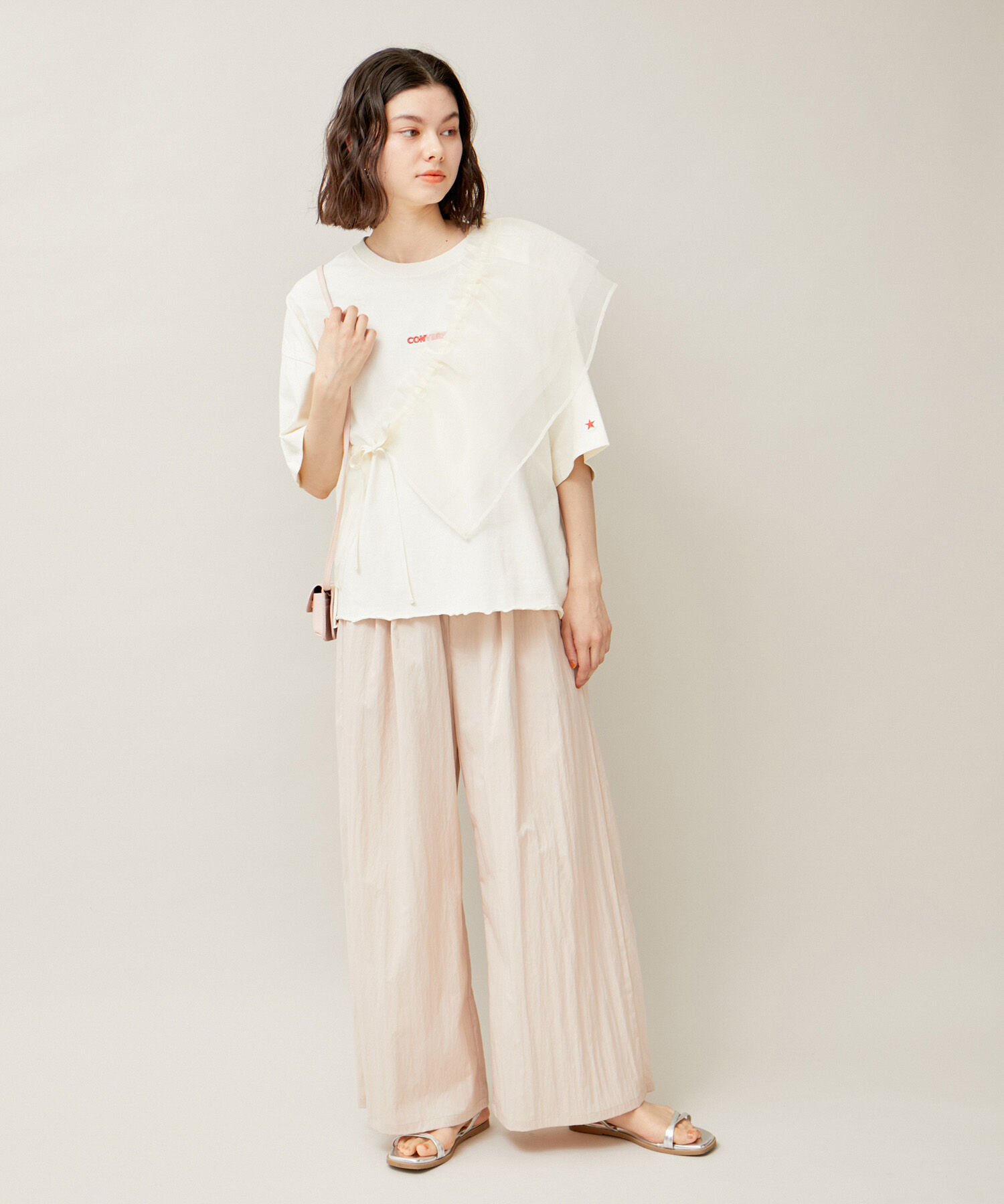 ROPE' PICNIC R「【CONVERSE /コンバース】天竺シューズプリントワイドTシャツ」|Tシャツ・カットソー|