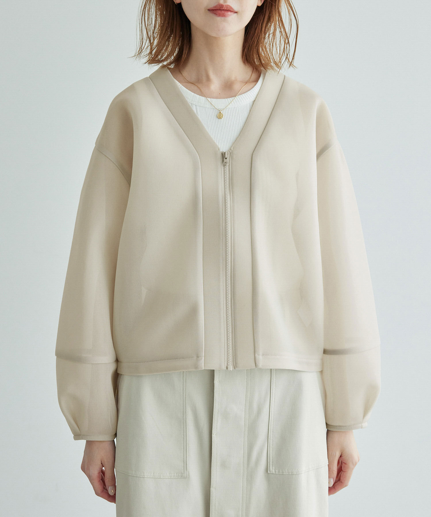 Rope&rsquo;Picnic「シアーダンボールブルゾン」|ブルゾン・スタジャン|