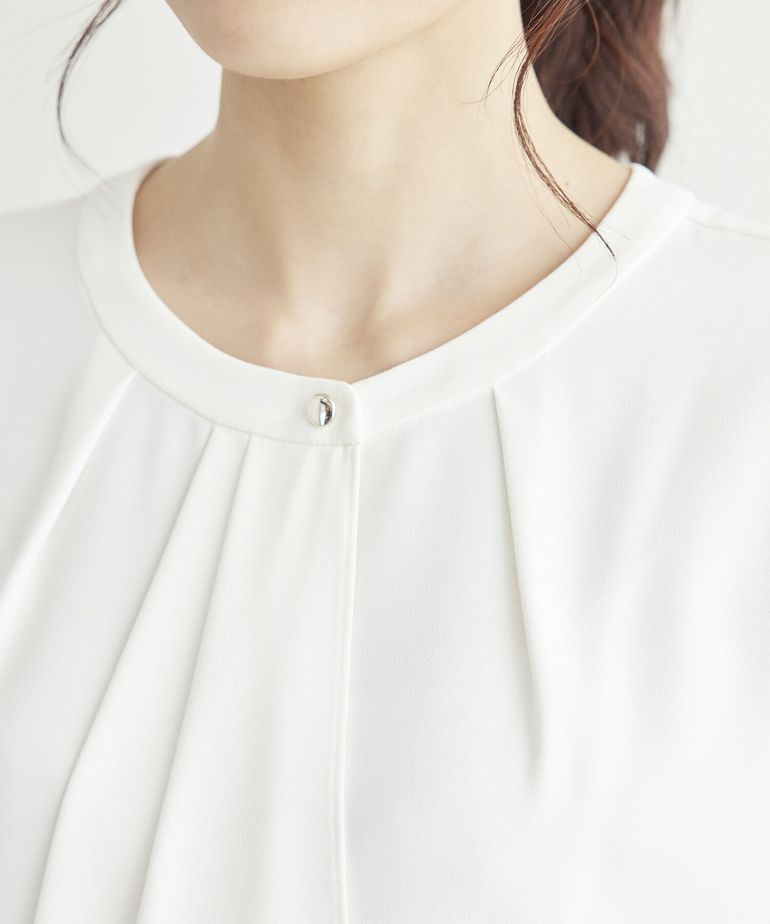 Rope&rsquo;Picnic「ボウタイハーフスリーブブラウス」|シャツ・ブラウス|