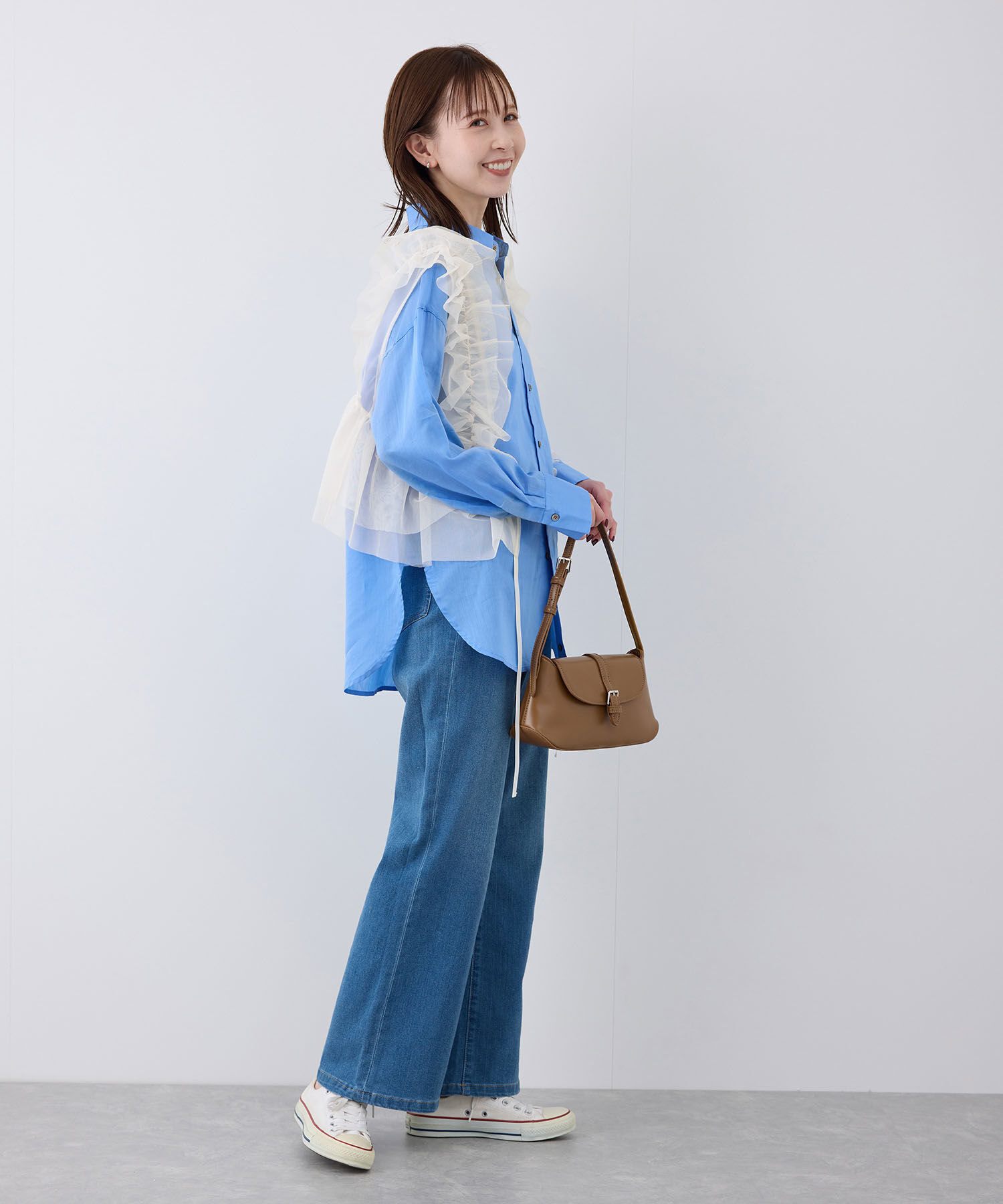 Rope&rsquo;Picnic「前後2WAY/フリルチュールビスチェ」|ベスト・ジレ|