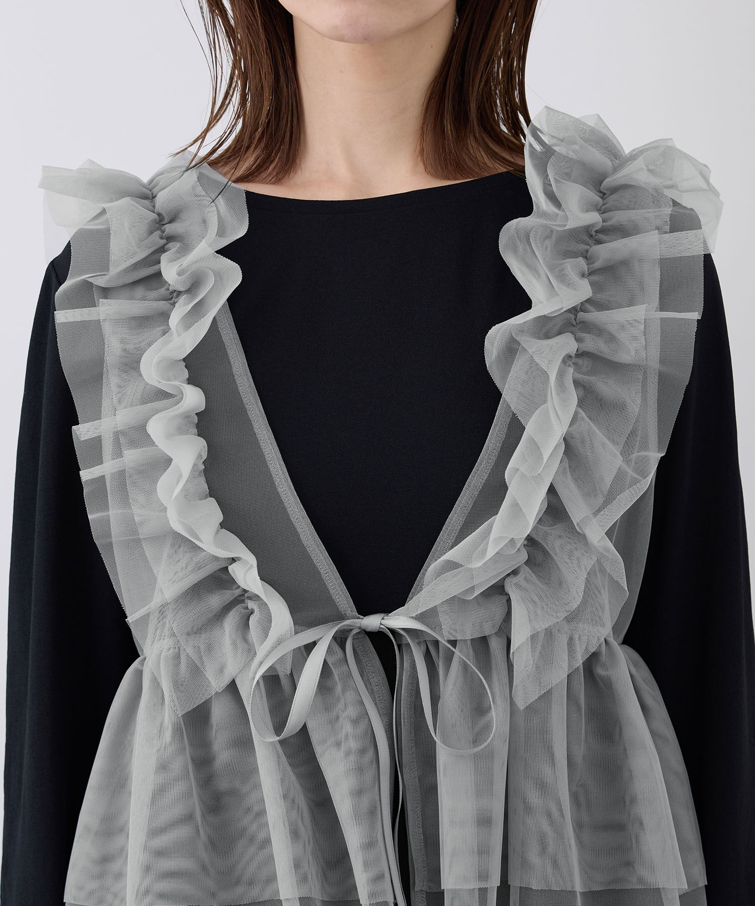 Rope&rsquo;Picnic「前後2WAY/フリルチュールビスチェ」|ベスト・ジレ|