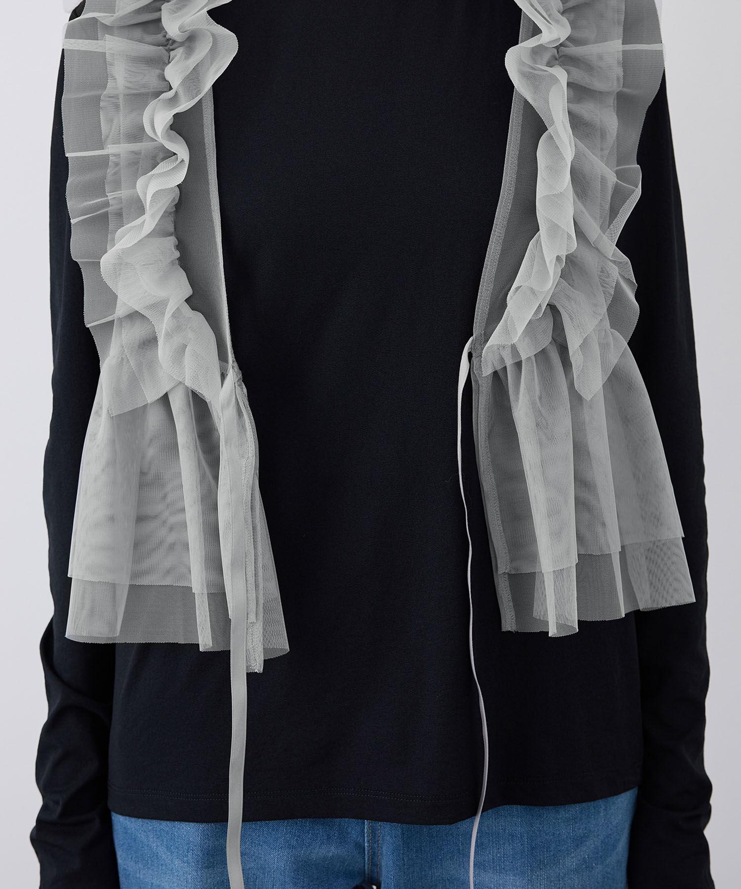 Rope&rsquo;Picnic「前後2WAY/フリルチュールビスチェ」|ベスト・ジレ|