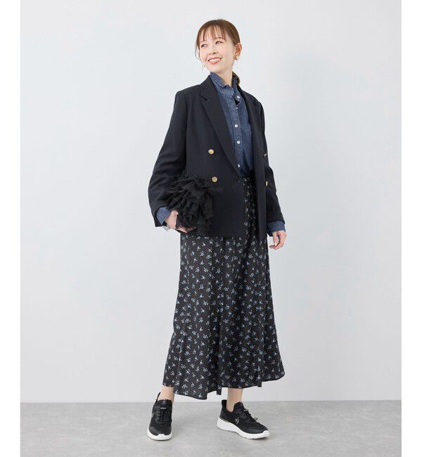 Rope&rsquo;Picnic「フリルカラーデニムシャツ」|シャツ・ブラウス|