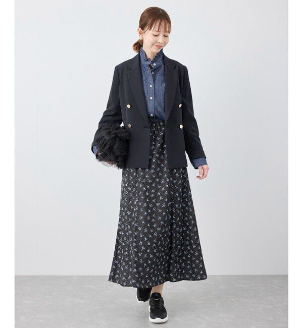 Rope&rsquo;Picnic「フリルカラーデニムシャツ」|シャツ・ブラウス|