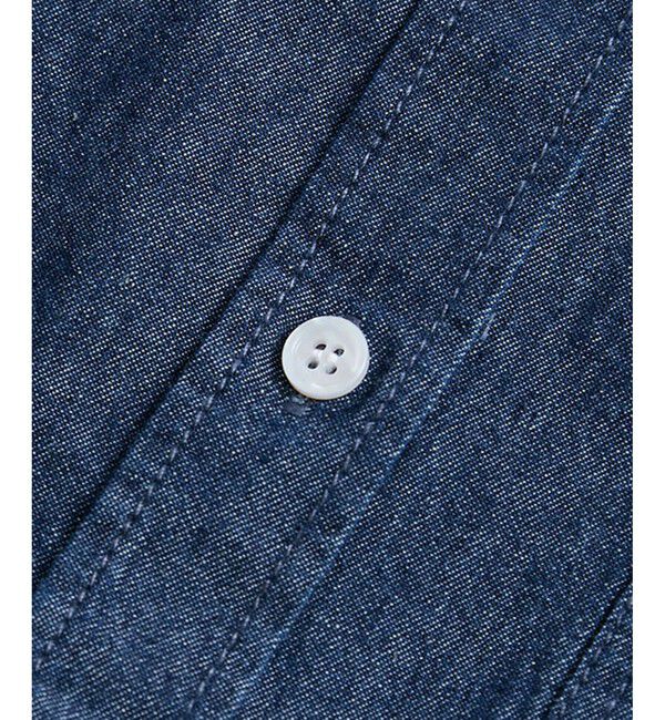 Rope&rsquo;Picnic「フリルカラーデニムシャツ」|シャツ・ブラウス|