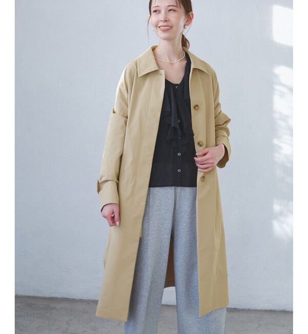 Rope&rsquo;Picnic「【撥水・花粉ガード】ステンカラーコート/スプリングコート」|ステンカラーコート|