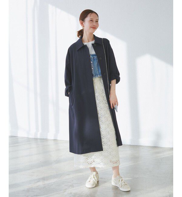 Rope&rsquo;Picnic「【撥水・花粉ガード】ステンカラーコート/スプリングコート」|ステンカラーコート|