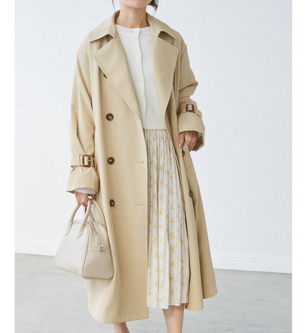 Rope&rsquo;Picnic「【低身長・小柄さん向け/撥水加工・花粉ガード】トレンチコート」|トレンチコート|