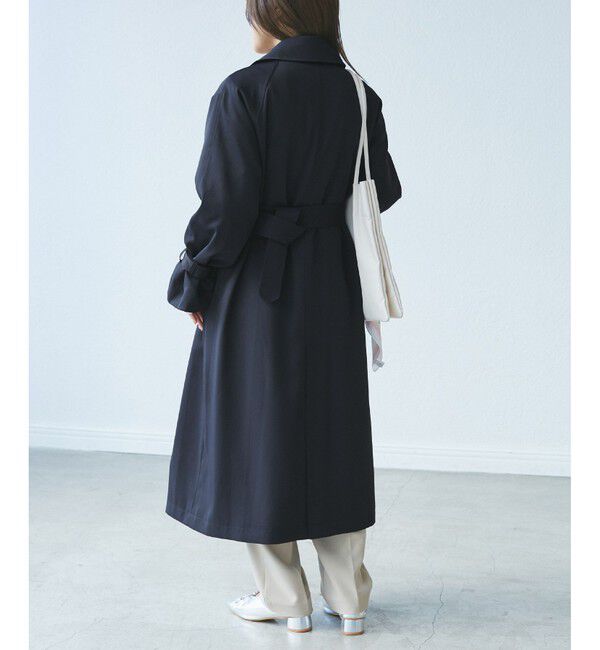 Rope&rsquo;Picnic「【低身長・小柄さん向け/撥水加工・花粉ガード】トレンチコート」|トレンチコート|