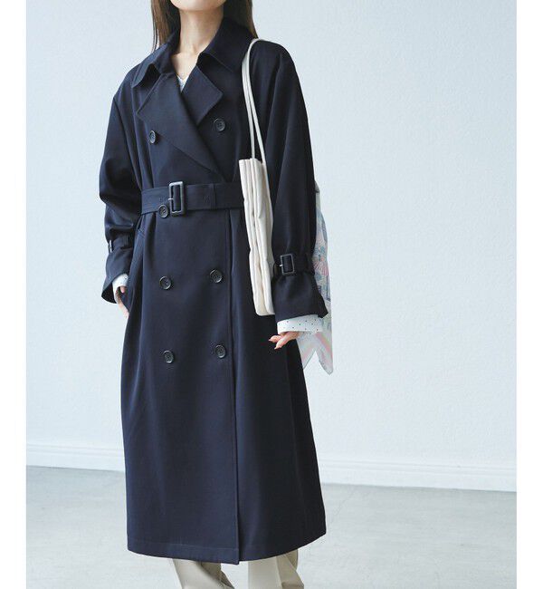 Rope&rsquo;Picnic「【低身長・小柄さん向け/撥水加工・花粉ガード】トレンチコート」|トレンチコート|