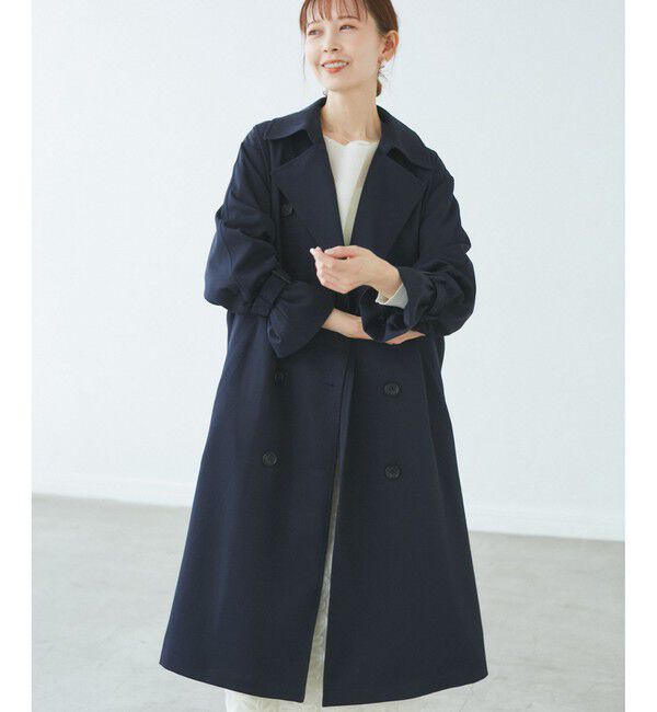 Rope&rsquo;Picnic「【低身長・小柄さん向け/撥水加工・花粉ガード】トレンチコート」|トレンチコート|