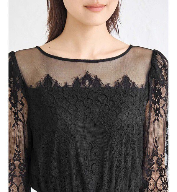 Rope&rsquo;Picnic「【Mon E&rsquo;toile/モンエトワール】【結婚式にも】レースDRESS」|ドレス|