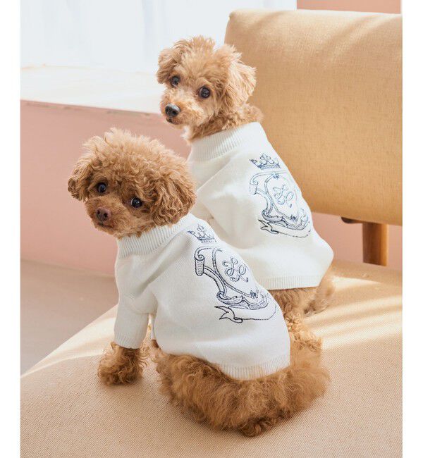 ROPE PICNIC PASSAGE「【DOG】スエットライク刺繍ニット/リンクコーデ」|その他|オフサブ
