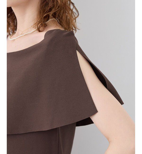 Rope&rsquo;Picnic「【UVカット・接触冷感・イージーケア】八方映えニット ケープニットプルオーバー」|ニット・セーター|