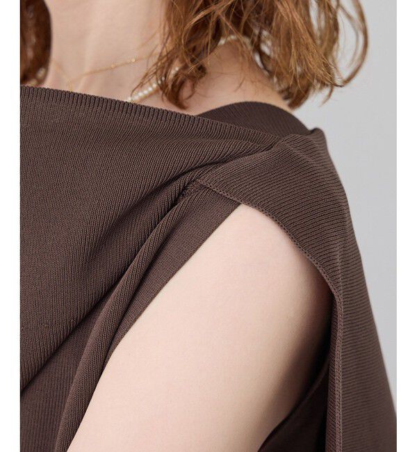 Rope&rsquo;Picnic「【UVカット・接触冷感・イージーケア】八方映えニット ケープニットプルオーバー」|ニット・セーター|