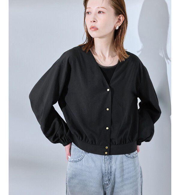 Rope&rsquo;Picnic「ブラウスカーディガン」|カーディガン|