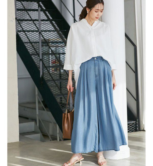 Rope&rsquo;Picnic「【emur/エミュール】バックVタックブラウス」|シャツ・ブラウス|