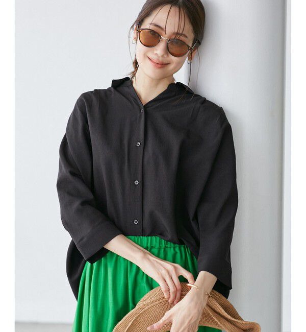 Rope&rsquo;Picnic「【emur/エミュール】バックVタックブラウス」|シャツ・ブラウス|