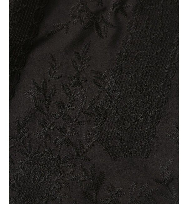 Rope&rsquo;Picnic「刺繍イージーワイドパンツ」|チノ|