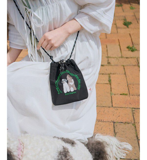 ROPE PICNIC PASSAGE「【DOG】【comif(コミフ)&times;ROPE' PICNIC】刺繍お散歩ショルダーバッグ」|ショルダー・メッセンジャー|