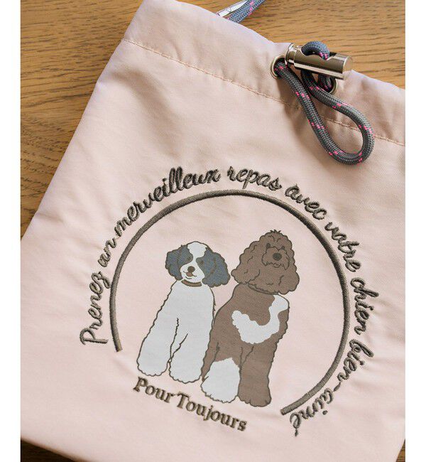 ROPE PICNIC PASSAGE「【DOG】【comif(コミフ)&times;ROPE' PICNIC】刺繍お散歩ショルダーバッグ」|ショルダー・メッセンジャー|