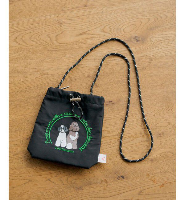 ROPE PICNIC PASSAGE「【DOG】【comif(コミフ)&times;ROPE' PICNIC】刺繍お散歩ショルダーバッグ」|ショルダー・メッセンジャー|