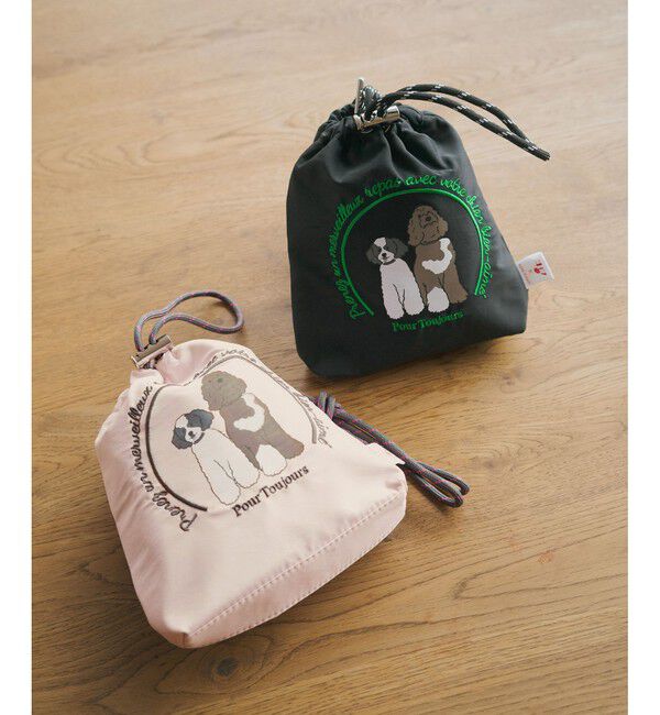 ROPE PICNIC PASSAGE「【DOG】【comif(コミフ)&times;ROPE' PICNIC】刺繍お散歩ショルダーバッグ」|ショルダー・メッセンジャー|