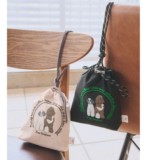 ROPE PICNIC PASSAGE「【DOG】【comif(コミフ)&times;ROPE' PICNIC】刺繍お散歩ショルダーバッグ」|ショルダー・メッセンジャー|