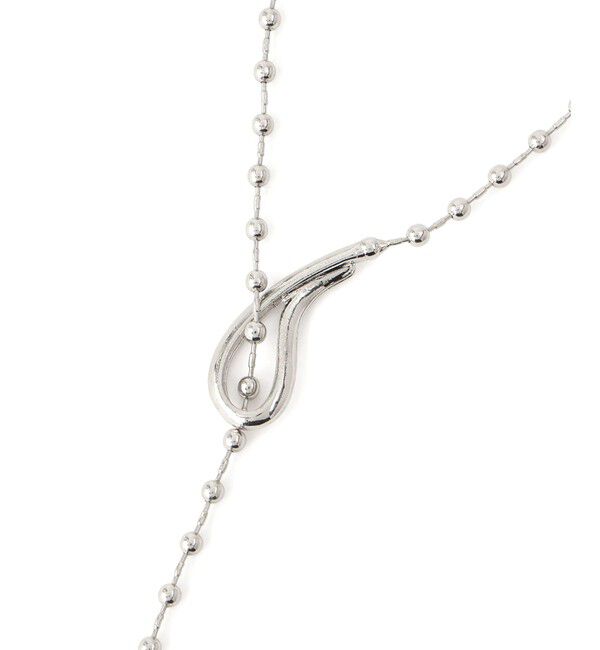 ROPE PICNIC PASSAGE「デザインボールチェーンＹ字ショートネックレス」|ネックレス|