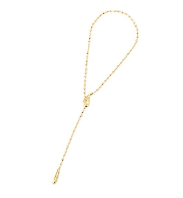 ROPE PICNIC PASSAGE「デザインボールチェーンＹ字ショートネックレス」|ネックレス|