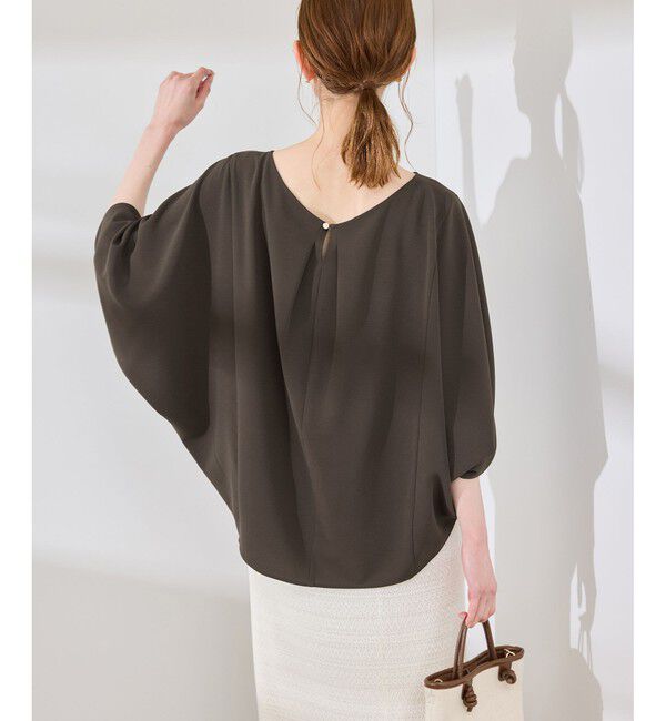 Rope&rsquo;Picnic「【イージーケア】ジョーゼットドルマンブラウス/セットアップ対応」|シャツ・ブラウス|