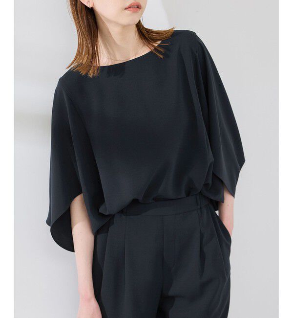 Rope&rsquo;Picnic「【イージーケア】ジョーゼットドルマンブラウス/セットアップ対応」|シャツ・ブラウス|