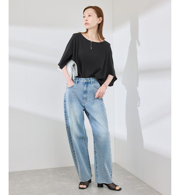 Rope&rsquo;Picnic「【イージーケア】ジョーゼットドルマンブラウス/セットアップ対応」|シャツ・ブラウス|