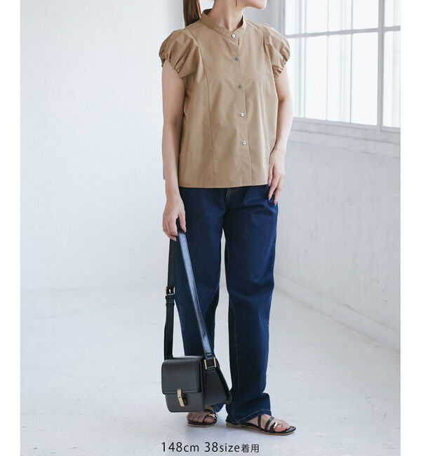 Rope&rsquo;Picnic「着丈が選べるバルーンスリーブシャツブラウス/イージーケア」|シャツ・ブラウス|