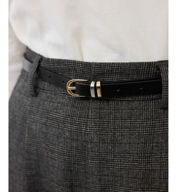 ROPE PICNIC PASSAGE「14mmメッキコンビベルト」|ベルト|ブラック(01)