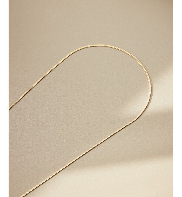 ROPE PICNIC PASSAGE「ガラスカーブラインY字ネックレス」|ネックレス|