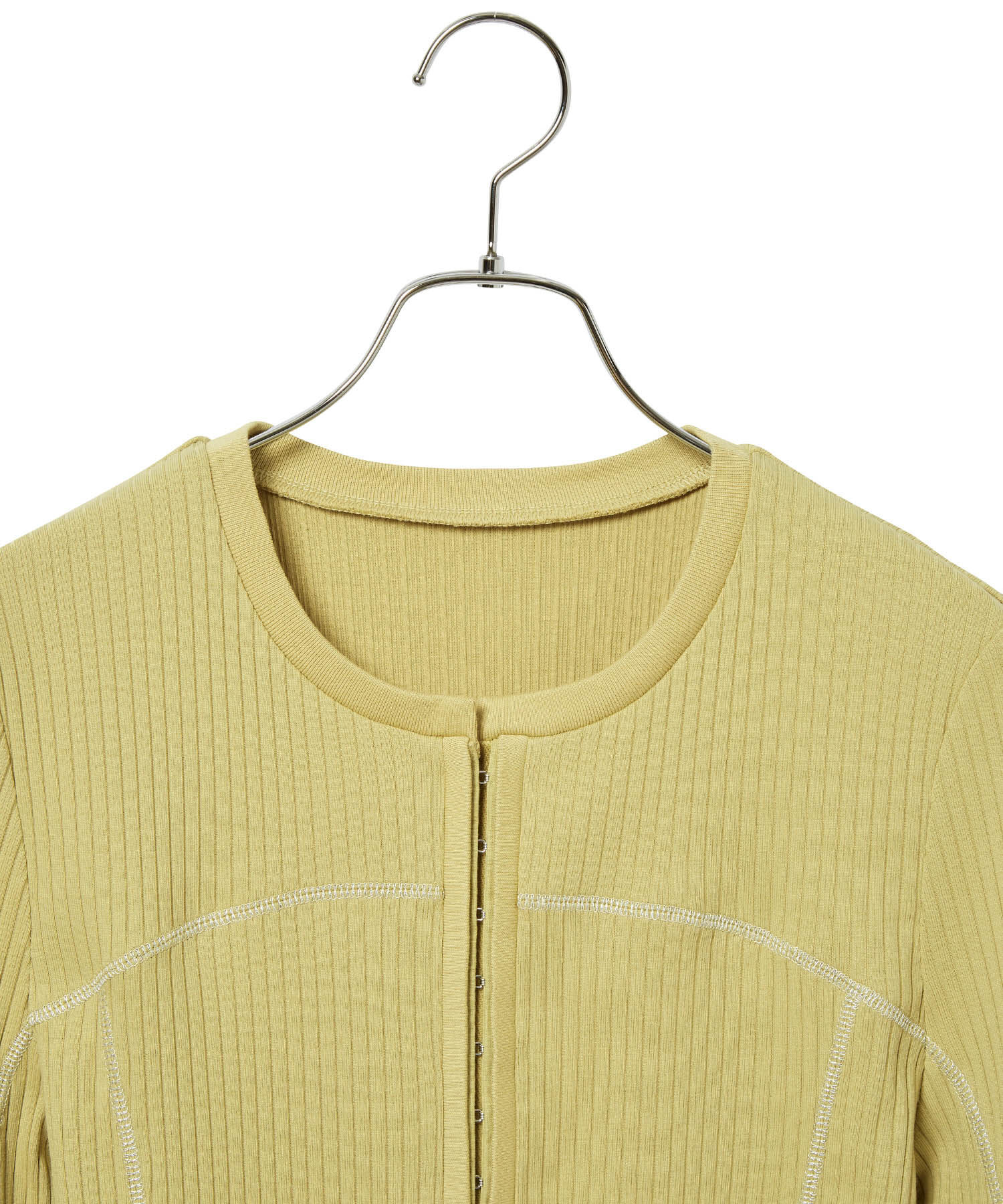 ADAM ET ROPE'「【WEB限定】フレアスリーブフロントホックロンT」|Tシャツ・カットソー|