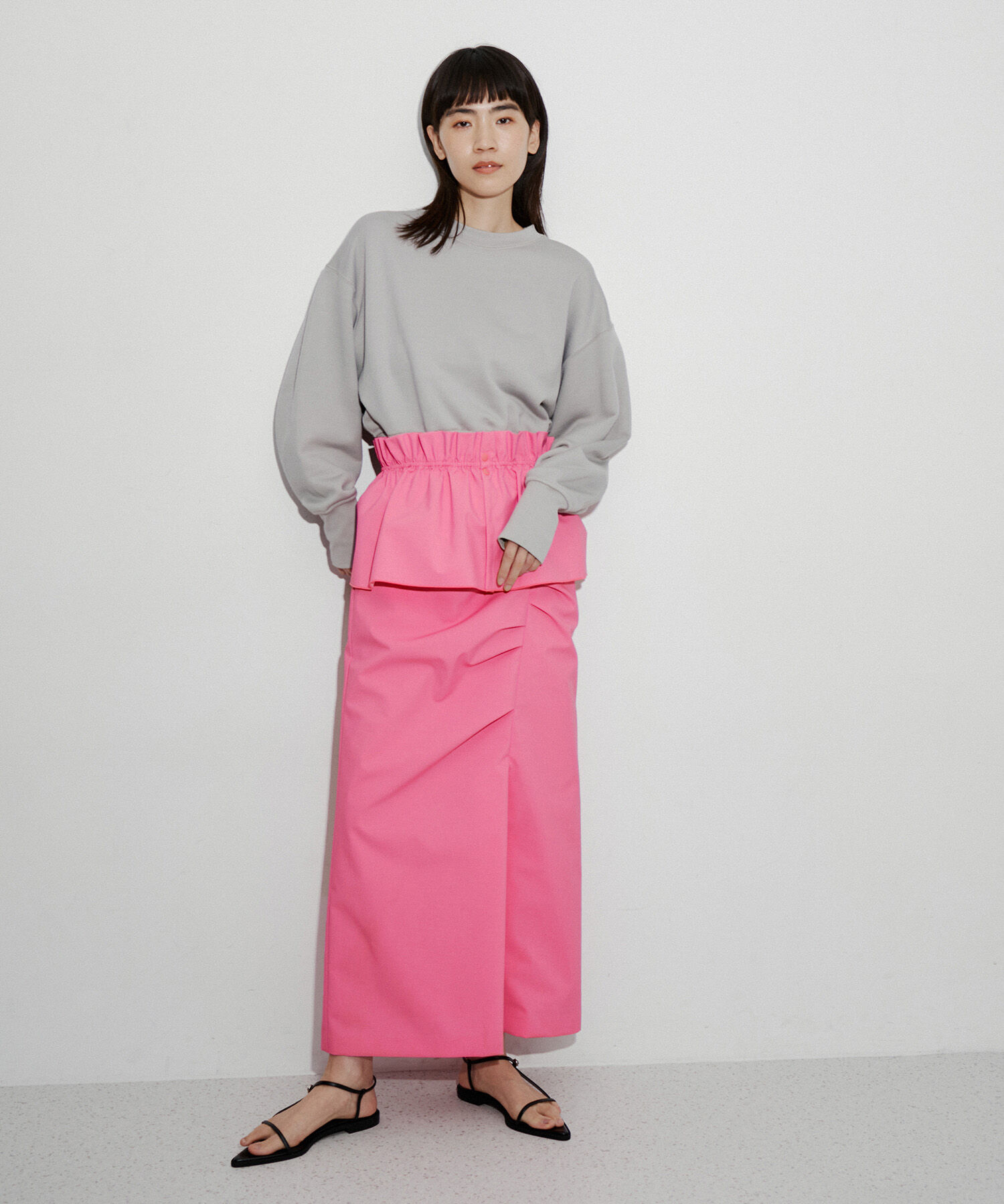 ADAM ET ROPE'「ナローフラットサンダル」|サンダル|