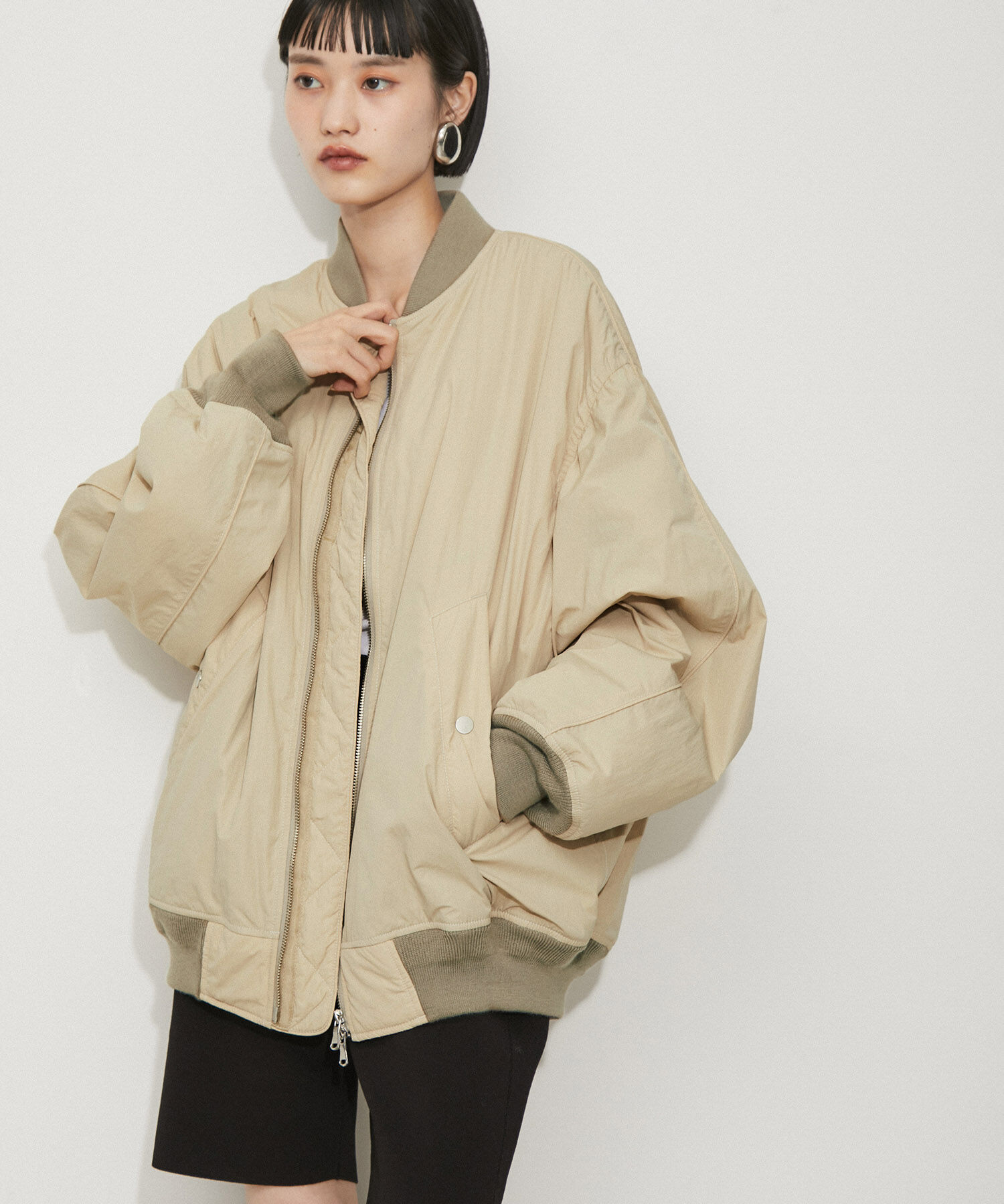 ADAM ET ROPE'「ライトMA-1」|その他|ベージュ系(28)