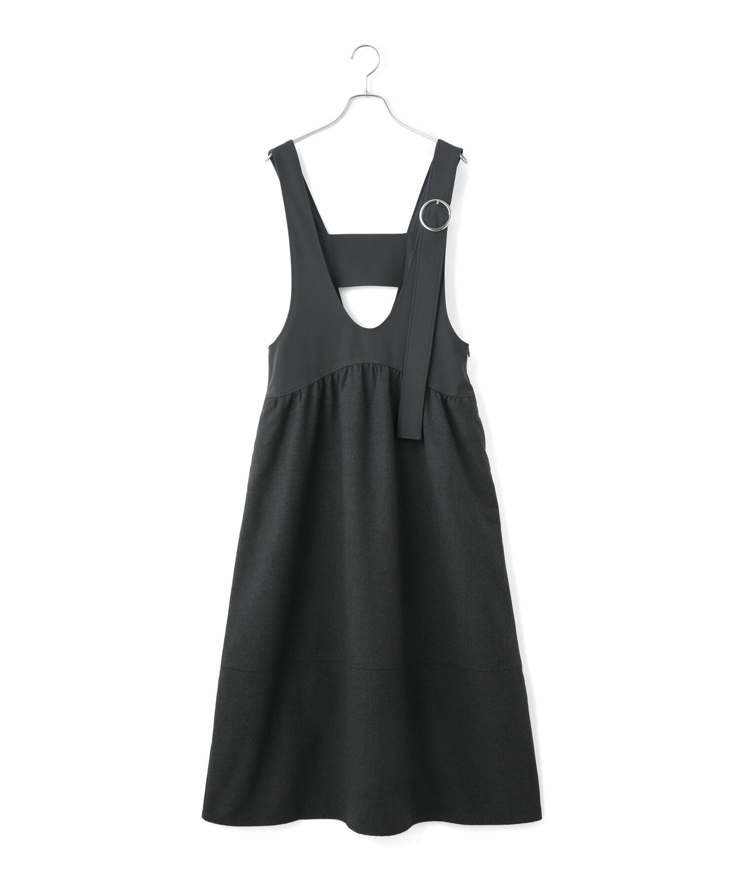 ADAM ET ROPE'「【WEB限定】ディープネックAラインワンピース」|ワンピース|