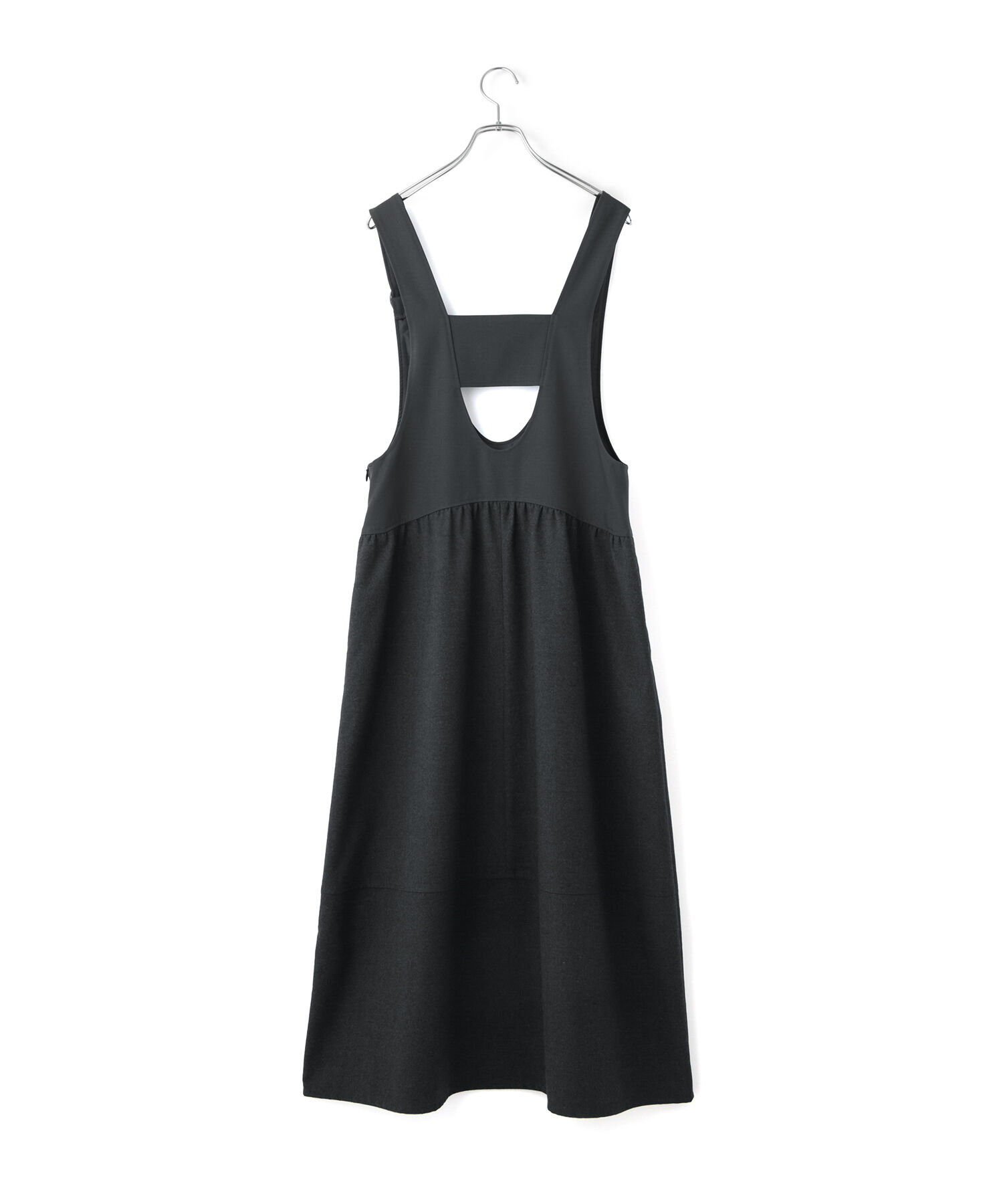 ADAM ET ROPE'「【WEB限定】ディープネックAラインワンピース」|ワンピース|