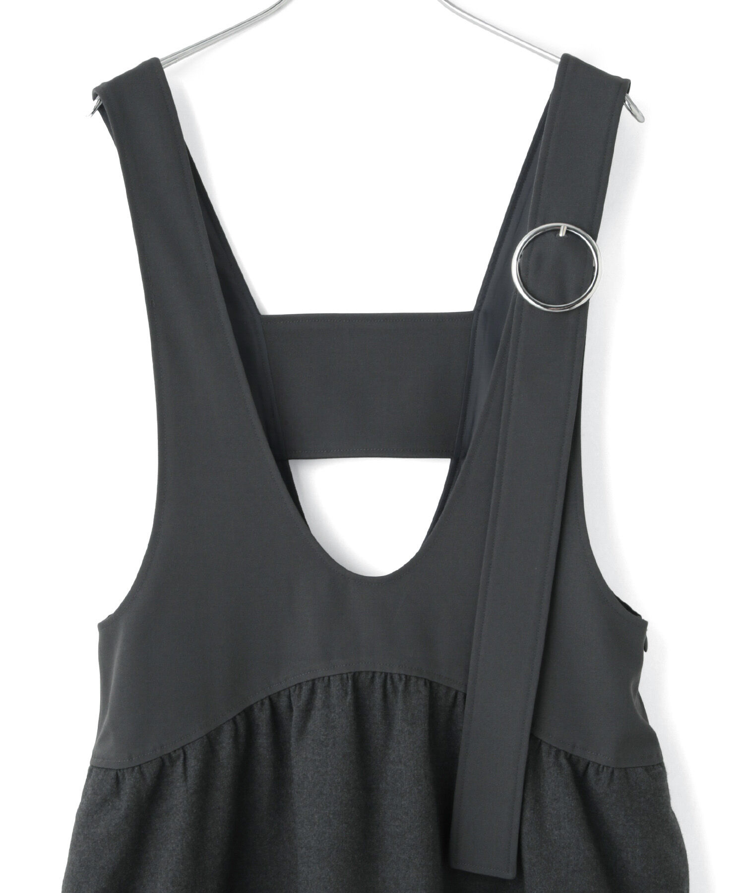 ADAM ET ROPE'「【WEB限定】ディープネックAラインワンピース」|ワンピース|