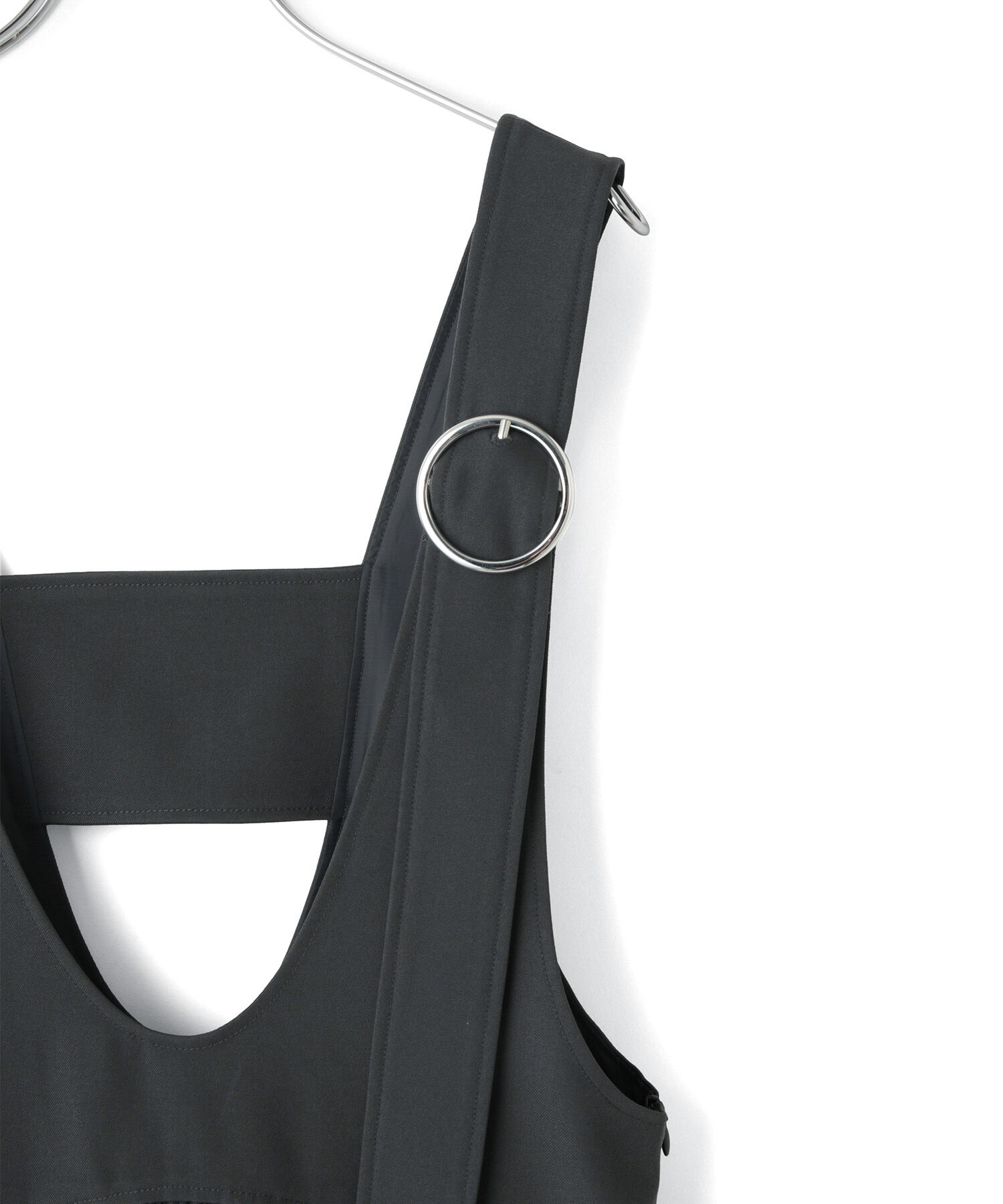 ADAM ET ROPE'「【WEB限定】ディープネックAラインワンピース」|ワンピース|