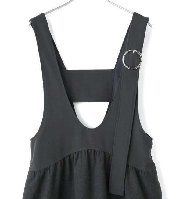 ADAM ET ROPE'「【WEB限定】ディープネックAラインワンピース」|ワンピース|